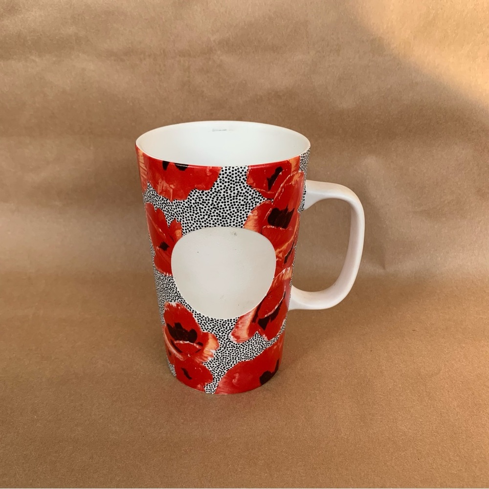 Starbucks Dot Series 2015 Poppy Flower Mug
